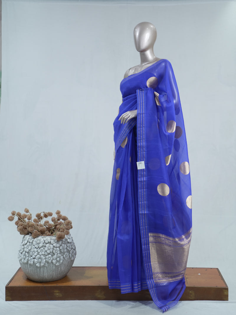 Pure Kora Organza saree E  SAN5410