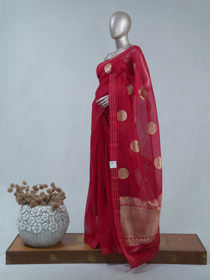 Pure kota Glass Organza saree A  SAN5410