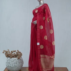 Pure kota Glass Organza saree A  SAN5410