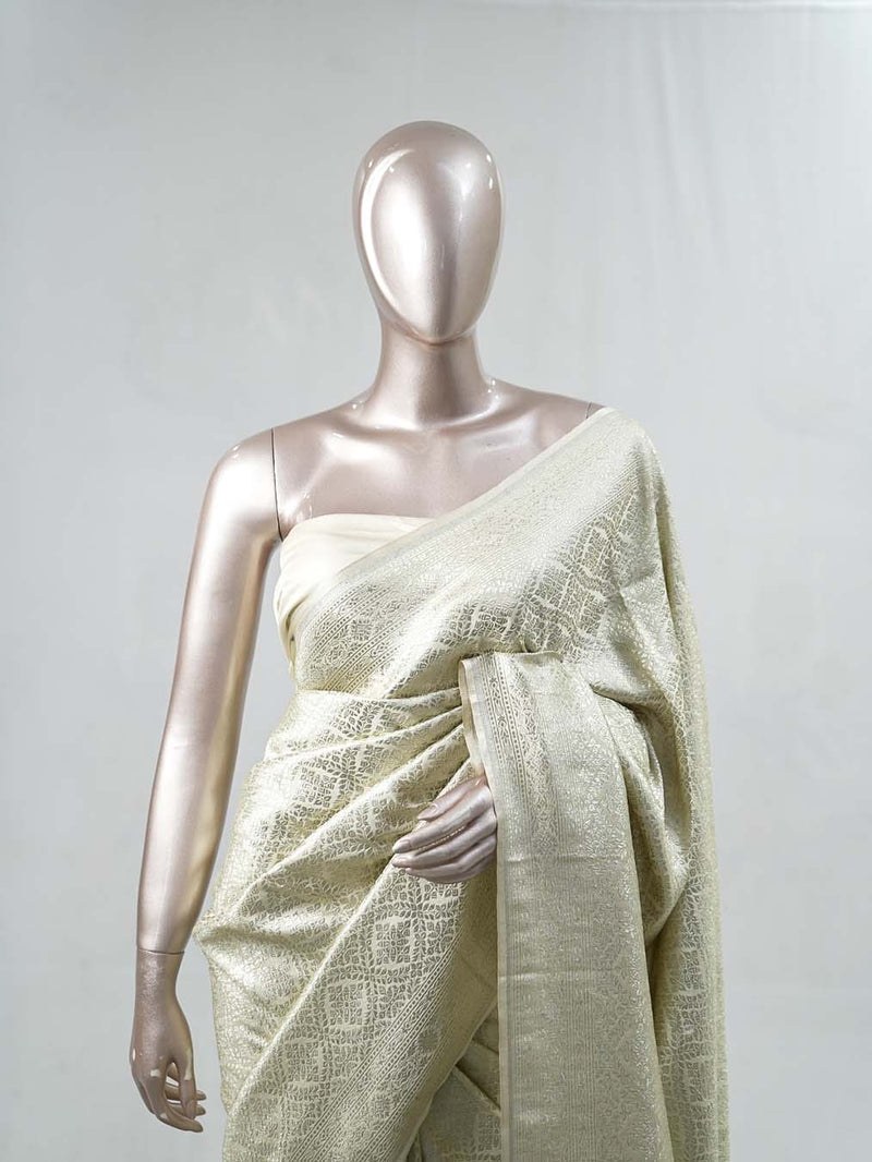 Semi Katan Banarasi Saree  SAN3789 A