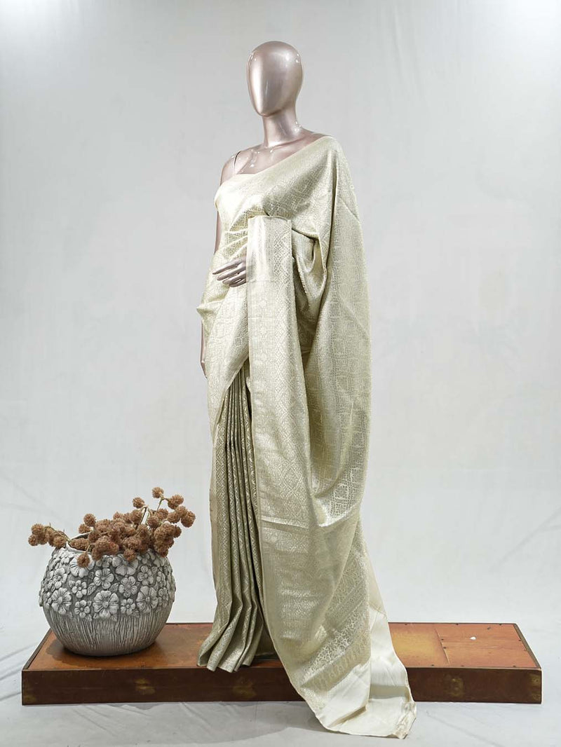 Semi Katan Banarasi Saree  SAN3789 A
