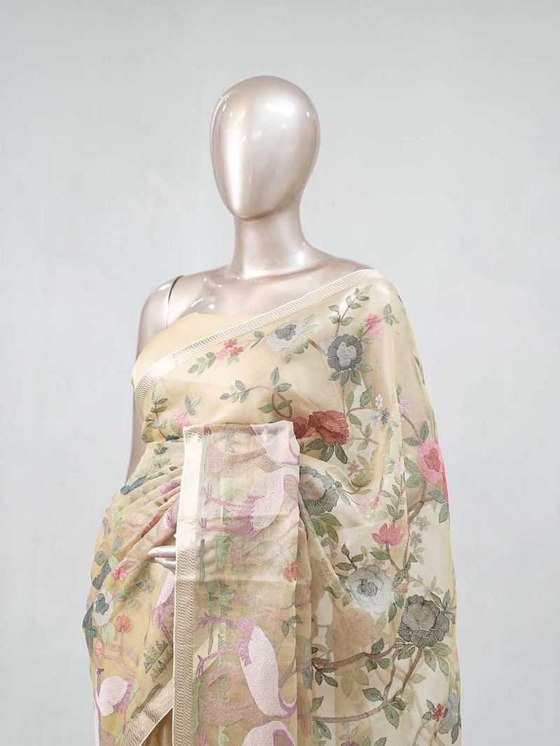 Organza Tissue Saree SAN5135