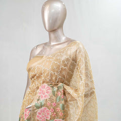 Embroidered Organza Saree SAN5380