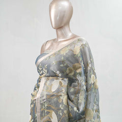 Organza Tissue Saree  SAN5136