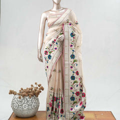 Floral Tissue Saree  SAN5144