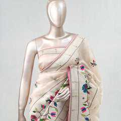 Floral Tissue Saree  SAN5144
