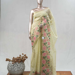 Organza Tissue Saree  SAN5380