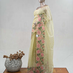 Organza Tissue Saree  SAN5380