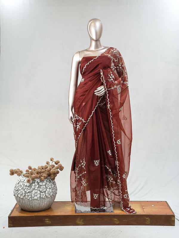 Organza Designer Saree  SAN2957