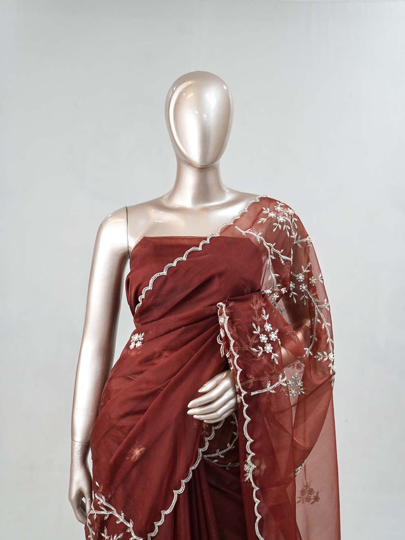 Organza Designer Saree  SAN2957