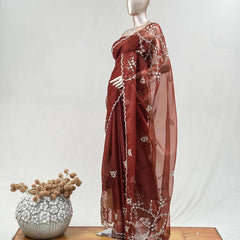 Organza Designer Saree  SAN2957