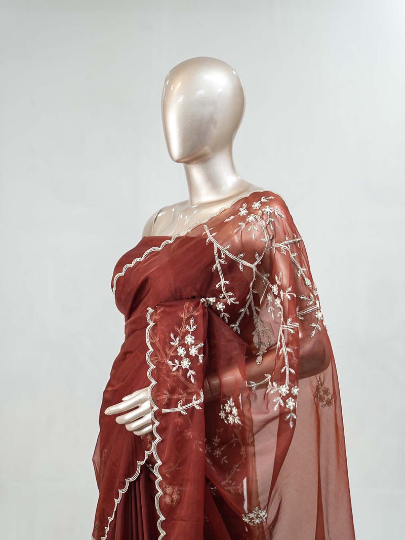Organza Designer Saree  SAN2957