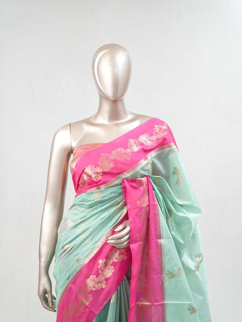 Paper Silk Saree B SAN5397
