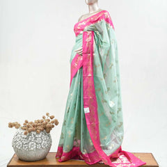 Paper Silk Saree B SAN5397