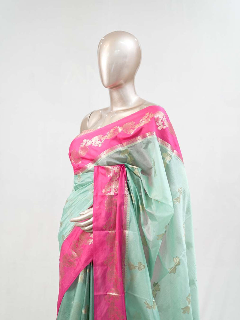 Paper Silk Saree B SAN5397