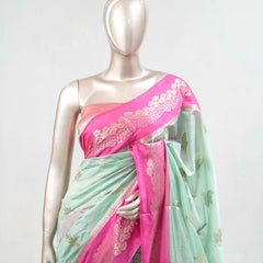 Paper Silk Saree D  SAN5397