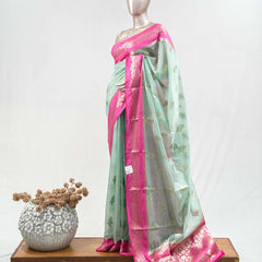 Paper Silk Saree D  SAN5397