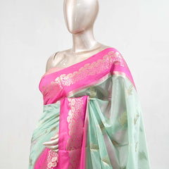 Paper Silk Saree D  SAN5397