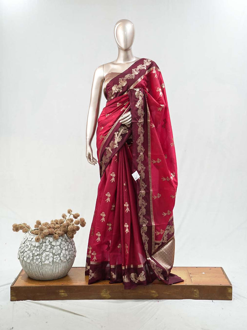 Paper Silk Saree E  SAN5397