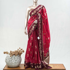 Paper Silk Saree E  SAN5397
