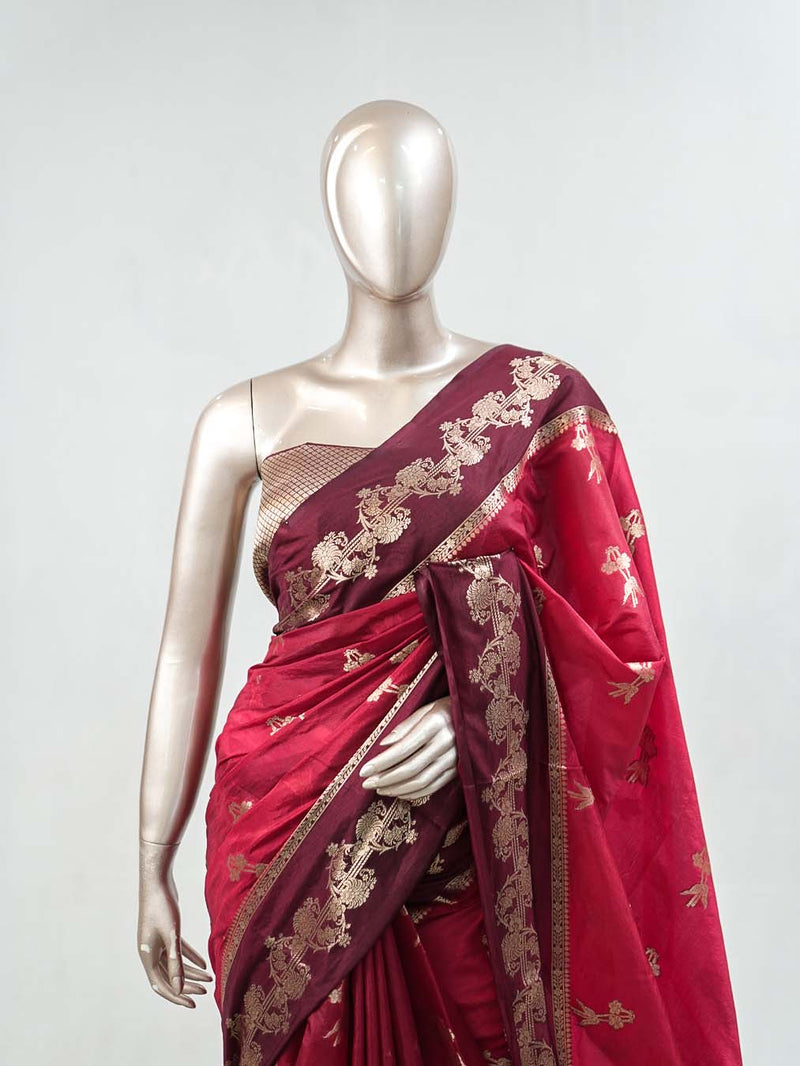 Paper Silk Saree E  SAN5397