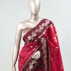 Paper Silk Saree E  SAN5397