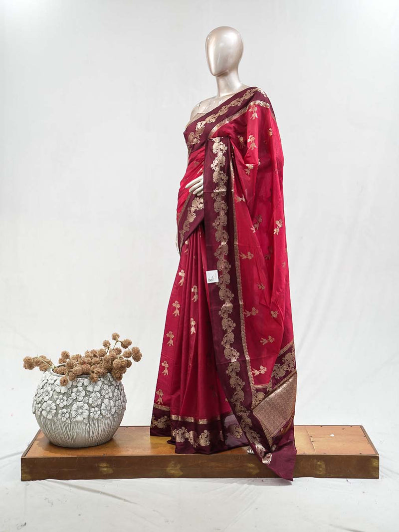 Paper Silk Saree E  SAN5397