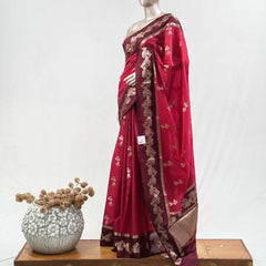 Paper Silk Saree E  SAN5397