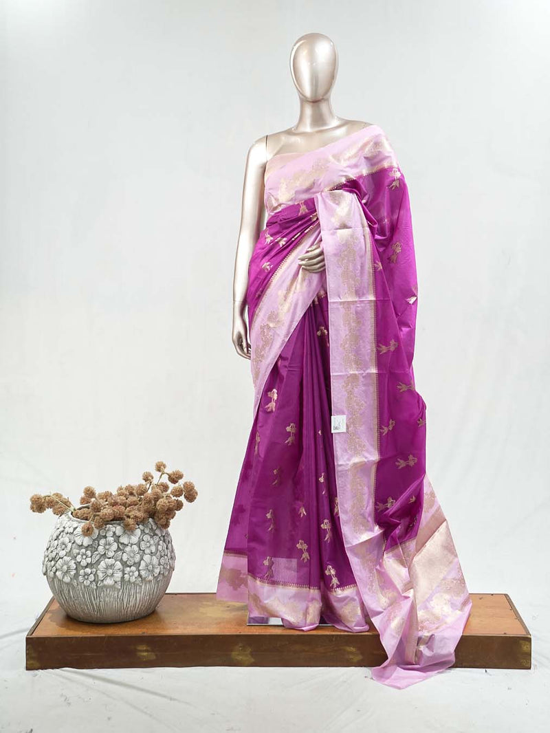 Paper Silk Saree F  SAN5397