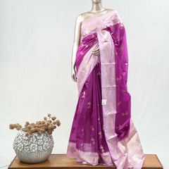 Paper Silk Saree F  SAN5397