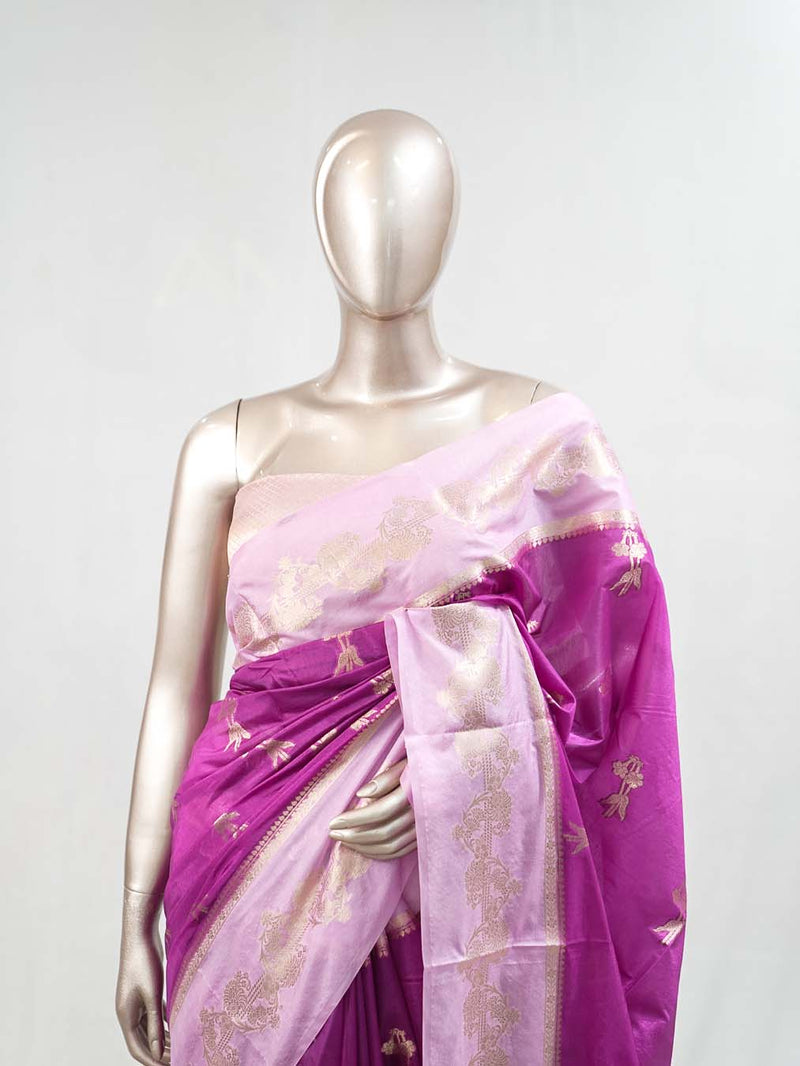 Paper Silk Saree F  SAN5397