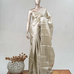 Semi Katan Banarasi Saree B SAN4250
