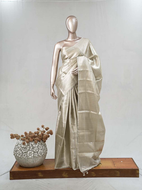 Semi Katan Banarasi Saree B SAN4250