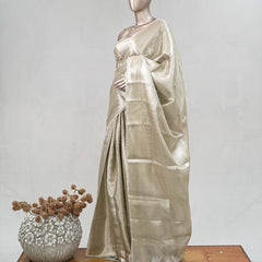 Semi Katan Banarasi Saree B SAN4250