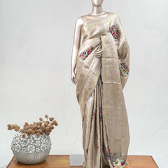 Tissue Banarasi Saree A SAN5128