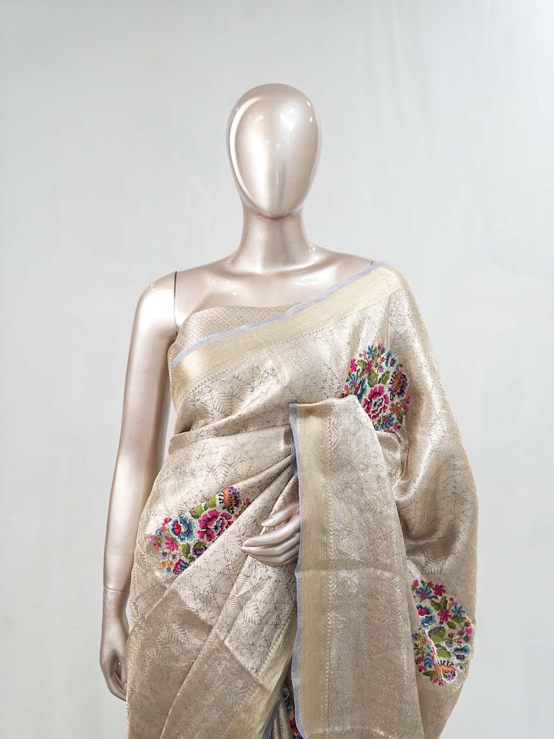 Tissue Banarasi Saree A SAN5128