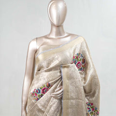 Tissue Banarasi Saree A SAN5128