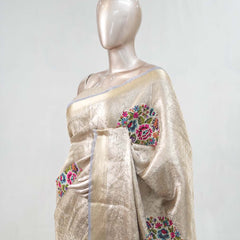 Tissue Banarasi Saree A SAN5128